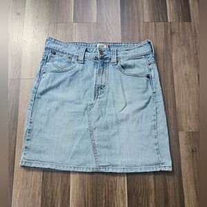 Levi's Light Blue Mini Skirt
